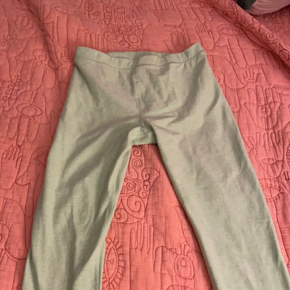 Also Soft leggings size medium lime green worn once